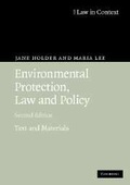 Abbildung von: Environmental Protection, Law and Policy - Cambridge University Press