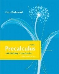 Enlarge image Cover: Precalculus with Modeling and Visualization - Pearson