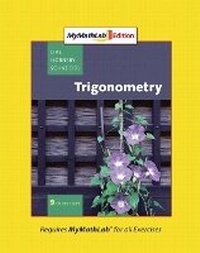 Abbildung von: Trigonometry, MyLab Math Edition - Pearson