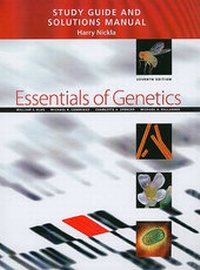 Enlarge image Cover: Study Guide and Solutions Manual for Essentials of Genetics - Pearson