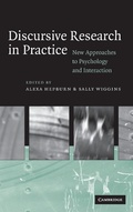 Cover: Discursive Research in Practice - Cambridge University Press