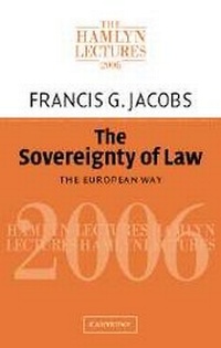Enlarge image Cover: The Sovereignty of Law - Cambridge University Press