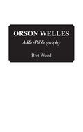 Cover: Orson Welles - Greenwood Press