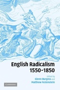 Cover: English Radicalism, 1550-1850 - Cambridge University Press