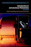 Cover: Introduction to Astronomical Photometry - Cambridge University Press