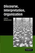 Cover: Discourse, Interpretation, Organization - Cambridge University Press