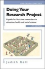 Cover: Doing Your Research Project - Open University Press