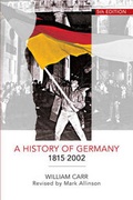 Cover: A History of Germany 1815-2001 - Hodder Arnold