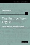 Cover: Twentieth-Century English - Cambridge University Press