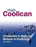 Cover: Introduction to Research Methods in Psychology Third Edition - Hodder Education
