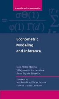 Enlarge image Cover: Econometric Modeling and Inference - Cambridge University Press