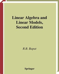 Abbildung von: Linear Algebra and Linear Models - Springer