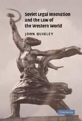 Cover: Soviet Legal Innovation and the Law of the Western World - Cambridge University Press