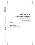 Cover: Advances in Decision Analysis - Cambridge University Press