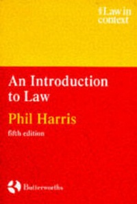 Enlarge image Cover: Introduction to Law - Butterworths Law