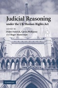 Cover: Judicial Reasoning under the UK Human Rights Act - Cambridge University Press