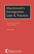 Cover: Macdonald's Immigration Law and Practice - Butterworths Law