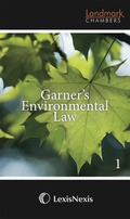 Bild: Garner's Environmental Law - Butterworths Law