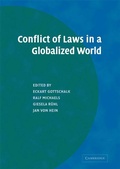 Cover: Conflict of Laws in a Globalized World - Cambridge University Press