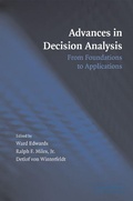Cover: Advances in Decision Analysis - Cambridge University Press