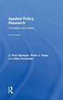Cover: Applied Policy Research - Routledge