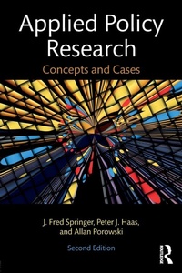 Enlarge image Cover: Applied Policy Research - Routledge