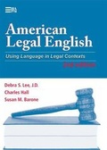 Cover: American Legal English - The University of Michigan Press
