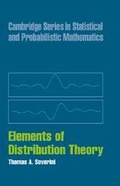 Cover: Elements of Distribution Theory - Cambridge University Press
