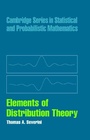 Cover: Elements of Distribution Theory - Cambridge University Press