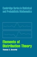 Cover: Elements of Distribution Theory - Cambridge University Press
