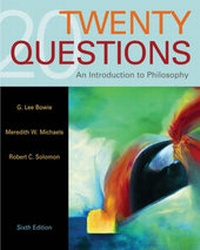 Enlarge image Cover: Twenty Questions W/Info 6e - Wadsworth Publishing Co Inc