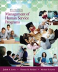 Cover: Mgt Human Serv Prog 4e - Wadsworth Publishing Co Inc