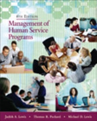 Enlarge image Cover: Mgt Human Serv Prog 4e - Wadsworth Publishing Co Inc