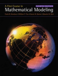 Enlarge image Cover: First Course Math Model 4e - Brooks/Cole