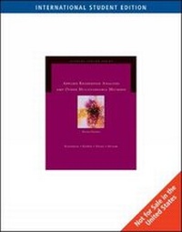 Enlarge image Cover: Applied Regression Analysis and Multivariable Methods, International Edition - Duxbury Press