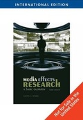 Cover: Media Effects Research - Wadsworth Publishing Co Inc