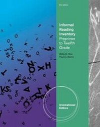 Enlarge image Cover: Informal Reading Inventory - Wadsworth Publishing Co Inc