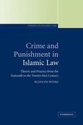 Cover: Crime and Punishment in Islamic Law - Cambridge University Press