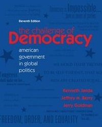Enlarge image Cover: The Challenge of Democracy - Wadsworth Publishing Co Inc