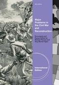 Cover: Major Problems in the Civil War and Reconstruction - Wadsworth Publishing Co Inc