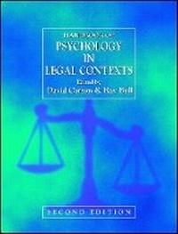 Enlarge image Cover: Handbook of Psychology in Legal Contexts 2e - Wiley