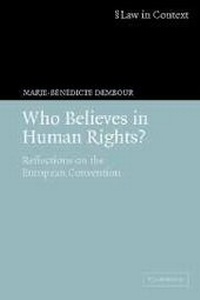 Enlarge image Cover: Who Believes in Human Rights? - Cambridge University Press