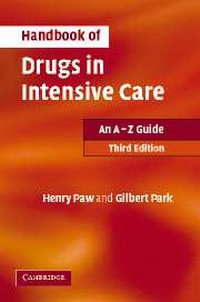 Enlarge image Cover: Handbook of Drugs in Intensive Care - Cambridge University Press