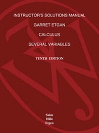 Enlarge image Cover: Calculus: Instructor's Solutions Manual - Wiley