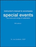 Cover: Special Events: Instructor's Manual - Wiley