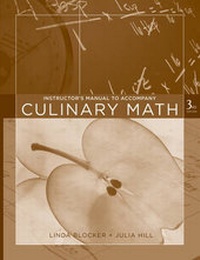 Enlarge image Cover: Culinary Math: Instructor's Manual - Wiley