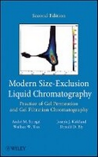 Enlarge image Cover: Modern Size-Exclusion Liquid Chromatography 2e - Wiley