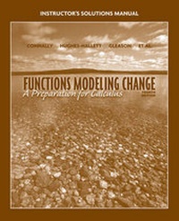 Enlarge image Cover: Functions Modeling Change - Wiley