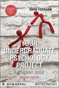 Cover: Your Undergraduate Psychology Project - Wiley