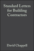 Cover: Standard Letters for Building Contractors 3e - Wiley
